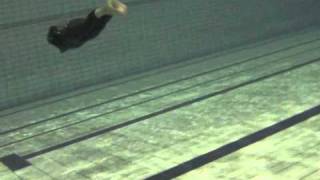 Freediving 100 meter in 8 strokes training DNF technique [upl. by Cini]