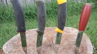 Mora Knife Review  Overview of 4 Popular Mora Knives [upl. by Nylazor309]