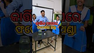 ଗୋଟେ ଅଣ୍ଡା🥚 ନଷ୍ଟ 🤦 shorts ytshorts physics experiment viralshorts mazaakarisikhiba [upl. by Pollie623]