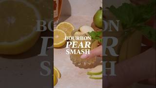 Bourbon pear smash cocktail🍷 cocktail cockatiel cocktails [upl. by Galang]