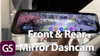 Rexing M2 Front amp Rear Dashcam Smart Mirror Review [upl. by Aralc]