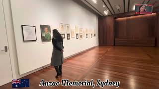 Australia Sydney anzac memorial travel traveler touristMaam Shawie Vlog [upl. by Eannej]