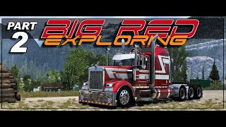 Trucking  ATS  PART 2 Hot Springs logging Yard in Arkansas [upl. by Atikal]