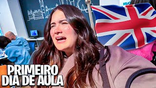 MEU PRIMEIRO DIA DE AULA EM LONDRES Intercâmbio Ep 2 [upl. by Martell]