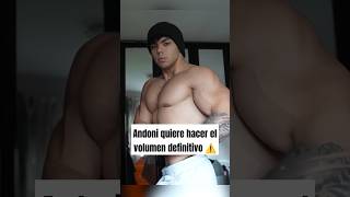 Andoni quiere hacer el volumen definitivo gym fitness bodybuilding culturismo [upl. by Larrisa]