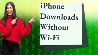 How do I allow downloads on my iPhone without WiFi [upl. by Bilac450]