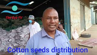 Makueni ginnery has started distributing cotton seeds to farmers the seeds are given for free [upl. by Chandra900]