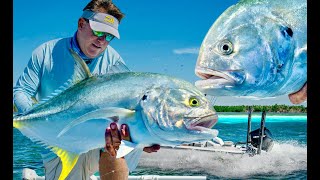 JACK CREVALLE CRAZINESS on TOPWATER LURES in the FLORIDA KEYS  FISHING  Saltwater Experience TV [upl. by Charters]