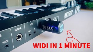 What can you do with WIDI wireless MIDI explained in 1 minute [upl. by Rettig]