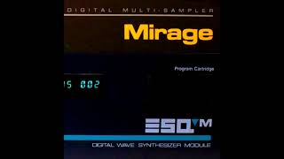 Ensoniq Mirage DMS1 amp Ensoniq ESQM Cassette Record [upl. by Cohleen]