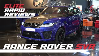 2022 Land Rover Range Rover SVR Carbon Edition  The Elite Cars Showroom [upl. by Nae]