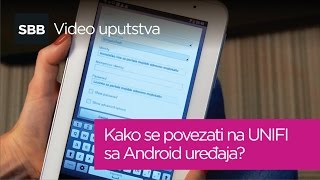 Kako se povezati na UNIFI sa Android uređaja [upl. by Junina]