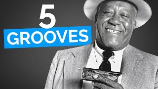 5 Stupidly Simple Harmonica Grooves Guaranteed to Impress [upl. by Leidba]