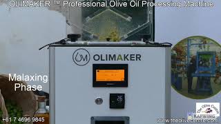 Olimaker Professional MC3 Olive Oil Processing Machine for Home and Olive Grove [upl. by Mailand801]