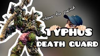 КРУТОЙ подарок другу Как покрасить TYPHUS DEATH GUARD WARHAMMER 40K [upl. by Trautman]