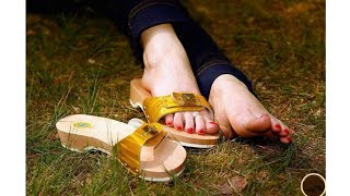 Highly recommend designs ideas of wooden clog sandals for ladies clogsandals woodenslippers [upl. by Lawan107]