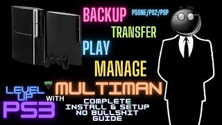 Latest Multiman version for the Playstation 3 Firmware 490 [upl. by Zilber733]