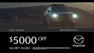 📢 Breaking News  Up to 5000 off on ALL 2024 Mazda CX50s [upl. by Ydnat579]