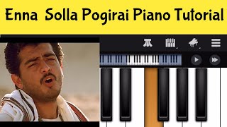 Enna Solla Pogirai Piano Notes  Tamil Piano Songs Notes [upl. by Hotchkiss]