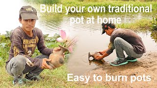 How to make a brick kiln at home by yourself [upl. by Neal]