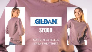 Gildan SF000 Softstyle® Fleece Crew Sweatshirt  BlankClothingca [upl. by Pacificas167]