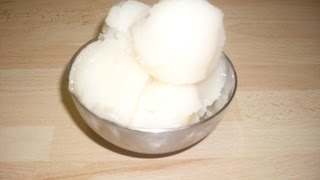 Comment faire un sorbet aux poires  Recette de sorbet et glace [upl. by Lawrenson]