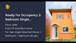 Ready For Occupancy 2bedroom Single Detached House For Sale in Pavia Iloilo Criselle [upl. by Rundgren]