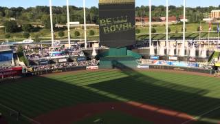 Kauffman Stadium Retro Night organ version of quotKashmirquot [upl. by Llerihs968]