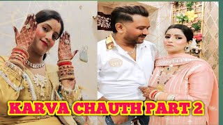 KARVA CHAUTH DINNER IN KAMLA NAGAR 🥰🥰 [upl. by Anelas393]