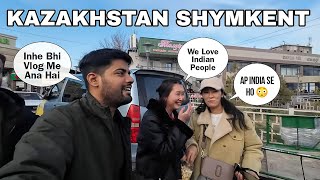 Kazakhstan Bazar Me Mile Kuch Dost Cheapest Bazar in Shymkent [upl. by Mehala]