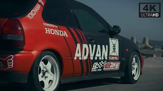 Introducing Yassines Honda Civic EK ADVAN  4K  Cinematic [upl. by Nehgem721]