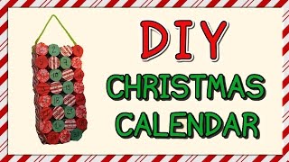 How To Make A Christmas Calendar  WITH TOILET PAPER ROLLS 📍 How To With Kristin [upl. by Labana]