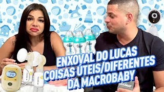 ENXOVAL COISAS ÚTEISDIFERENTES DA MACROBABY  ENXOVAL DE BEBÊ O QUE COMPRAR MENINO [upl. by Neitsirhc]