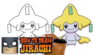 How to Draw Pokemon  Jirachi  Step by Step [upl. by Jayson]