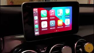 Apple Carplay Mercedes C Class [upl. by Ahsila]