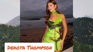 Dekota Thompson the Australian fashionmodel Instagram influencer and socialmedia celebrity [upl. by Ahsekyt]