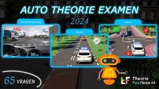 Auto Theorie Examen 2024  Gevaarherkenning  Kennis  Inzicht [upl. by Amal]