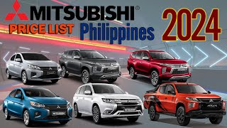 Mitsubishi Price List in Philippines 2024 [upl. by Nsaj]