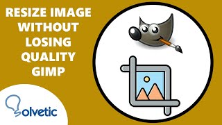 Resize image without losing quality GIMP ✔️ [upl. by Mahau]