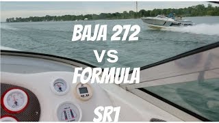 BAJA 272 WITH 502 VS FORMULA SR1 WITH TWIN 454S [upl. by Amin]