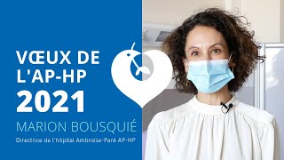 Vœux de lhôpital AmbroiseParé APHP 2021  Marion Bousquié [upl. by Naldo]