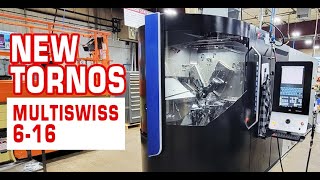 Tornos MultiSwiss 616 Installation 2024 [upl. by Inan787]