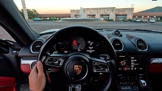 Porsche 718 Cayman S 2017  4K POV Drive Test [upl. by Saunders925]