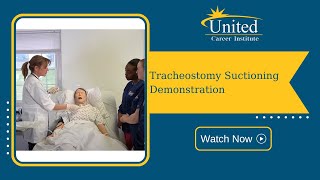 Practical Nursing Program Tracheostomy Suctioning Demonstration  United Career Institute  Irwin [upl. by Heinrick]