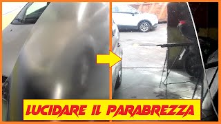 come lucidare il parabrezza moto e scooter [upl. by Reldnahc]