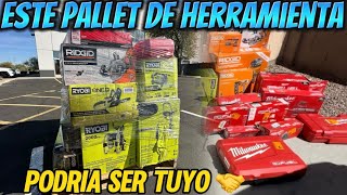 COMPRAMOS UNOS PALLETS DE HERRAMIENTA POR UN BAJO PRECIO 💰DEWALT MILWAUKEE y mas [upl. by Sihunn]