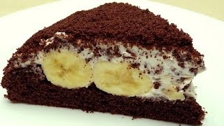 Mole Cake Recipe  Cake with Banana and Chocolate [upl. by Eyt]