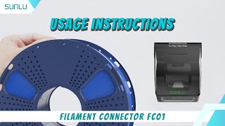 SUNLU Filament Connector FC01  Usage Instructions sunlu 3dprinted 3dprinting [upl. by Airamesor618]