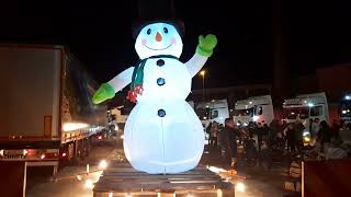 Lichterfest statt Lichterfahrt auf dem Annaberger Kätplatz 2024 [upl. by Leunammi]