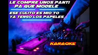 Le Compre Unos Panti Pa Que Modele  PobladoCrissinTotoyEl Frio KARAOKE instrumental [upl. by Sudhir]